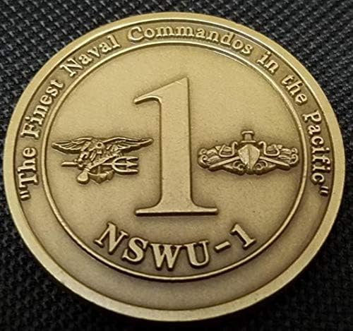 Специално бойно подразделение на ВМС на САЩ на 1 Екип от морски лъвове Специално Лодочное единица Гуам Вызовная Монета