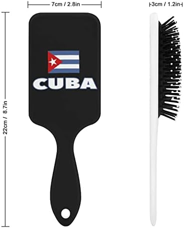 Гребен за Коса с Кубински Флага, Скъпа Гребен На Въздушна Възглавница, Гребен за Мъже, Дамски Подарък За Косата