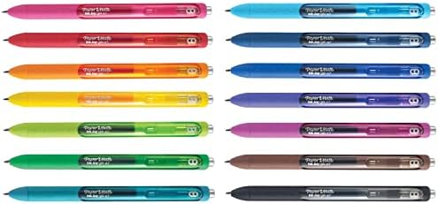 Моливи на Хартия мат Clearpoint, Грифель HB 2 (0,7 мм), Различни цветове, 10 парчета, Гел химикалки InkJoy, Средни, са Различни, 14 парчета
