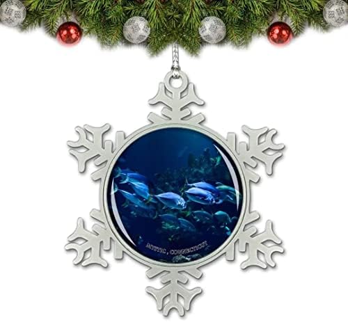 Umsufa, Кънектикът, Мистични аквариум рибки, САЩ, Коледно украшение, висулка във формата на дърво, кристали, метален сувенир, подарък