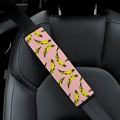Банан в Розов Цвят Възглавници за раменния колан едно Парче, Подходяща за автомобилен предпазен колан, Раница, чанта през рамо