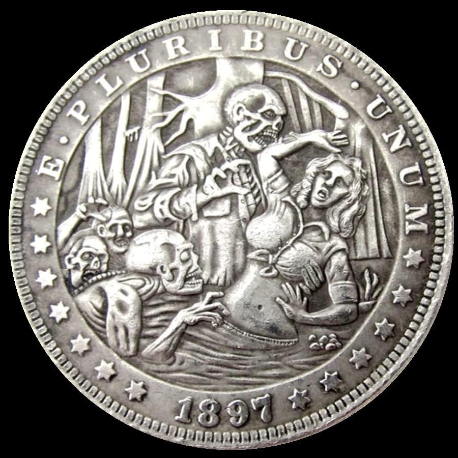 Сребърен Долар Монета Скитник щатския Долар Морган Чуждестранна Копие на Възпоменателна монета 61