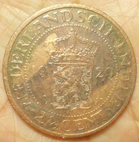 Нидерландская Източна Индия 2 1/2 Цента 1920 Световните Медни монети