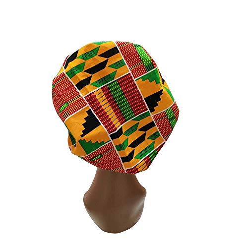 AFRICSTYLE Дамска Шапка за коса с африканските принтом, Чалми, шапки, Шал за сън в Анкара, Color_1, 1 Брой (опаковка от 1)