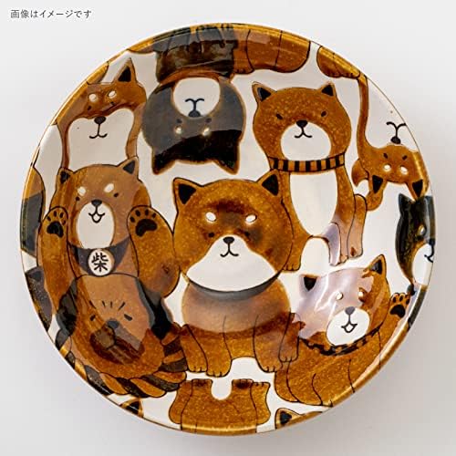 みの陶陶器(MINORUTOUKI) Дълбока купа за кучета Awasaka Dog 165 американската