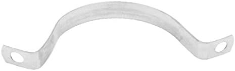 Нов Lon0167 40 мм 1,6-инчов Дугообразный скоба за колан от неръждаема надеждна, ефективна стоманени тръби сребрист цвят 10 бр. (id: 172 6a 0a 878)