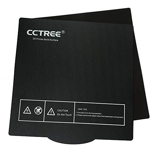 Сверхгибкий Преносимо 3D-принтер с магнитна повърхност CCTREE, Покривки за легла с подгряване за по-CR-10, CR-10 V2, CR-10S, Anet E12, Anet A8 310x310 мм