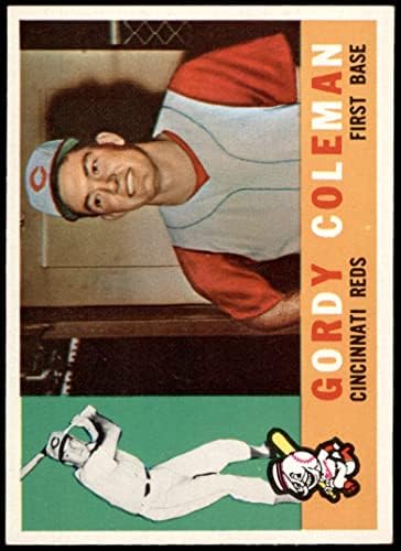 1960 Topps 257 Горди Колман Синсинати Редс (Бейзболна картичка) NM / MT Maya