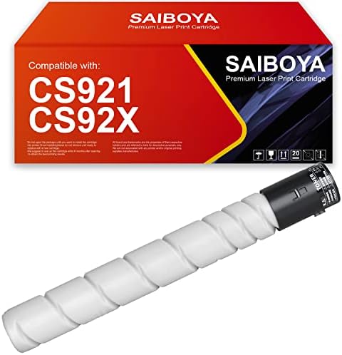 SAIBOYA Рециклирана касета с черен тонер CS921 CS92X 76C00K0 76C00K0 за принтери Lexmark CS92X CS920 CS923 CX920 CX921 CX922 CX923 CX924.