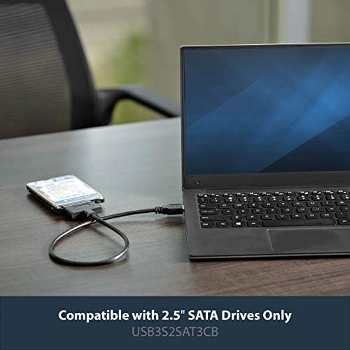 Вътрешен твърд диск Пясък - SDSSDH3-1T00-G25 Ultra 3D NAND flash капацитет от 1 TB SATA III 6 Gb / s, 2,5 /7 мм до 560 MB / s Black & StarTech.com Кабел SATA USB Адаптер за твърд диск USB 3.0-2.5SATA III