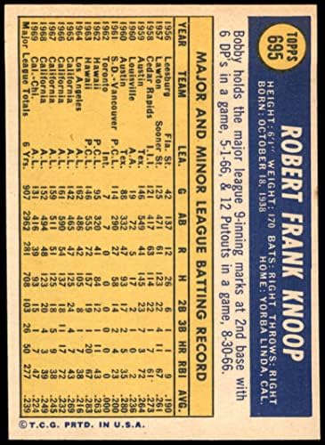 1970 Topps 695 Боби Нуп Чикаго Уайт Сокс (бейзболна картичка) NM/MT Уайт Сокс