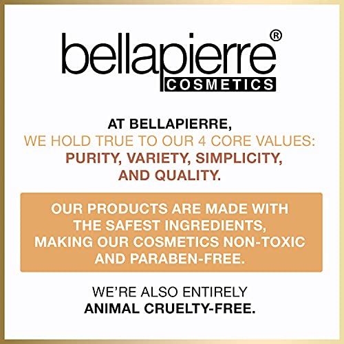 Палитра сенки за очи bellapierre Milk & Honey | 12 нюанси с матово покритие, атласным, блестящо покритие и фолио | Не са токсични и не съдържат парабени | Веганские и безмилостни