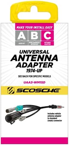 Универсална антена SCOSCHE адаптер за няколко коли UAA3