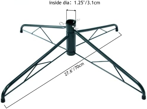 Поставка за коледно Maylai за дървета с височина от 3 до 9 фута Страхотна Поставка за Изкуствена Коледна елха (27,6 инча)
