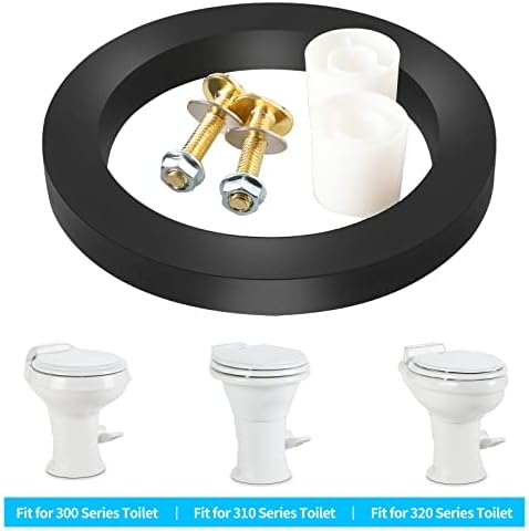 Подмяна на уплътнения за тоалетна Huazu Автобуса, 385311652 385311653 Уплътнение за тоалетна Автобуса, съвместимо с тоалетна серия Dometic 300 310 320, подходящ за тоалетни принадлежности на проходимост, плавателни