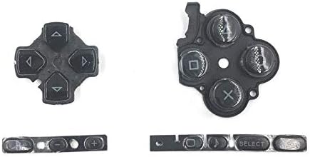 Ляв-Десен Клавиатурата е Chiclet Бутон с Посоката на кабел Home Start Набор от Бутони за Регулиране на силата на Звука за PSP 3000 PSP3000 Slim Console (Черен)