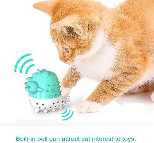 WZHSDKL Интерактивна играчка за Котки Електрически Инструменти За Почистване на зъбите на Домашните Животни, Автоматична Четка за Зъби За Котки, коча билка Играчки за