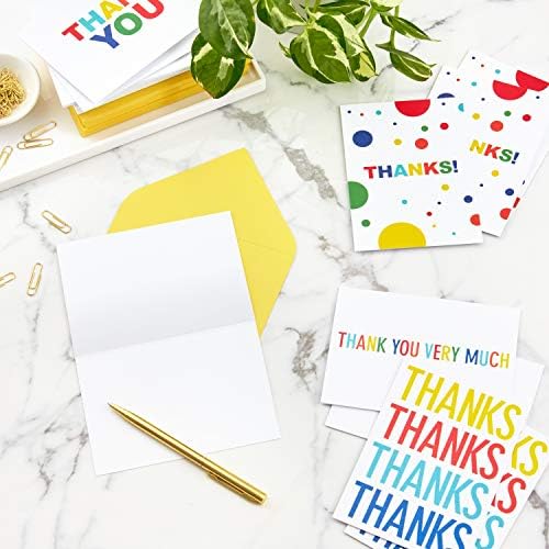 Гама от поздравителни картички Hallmark, основните цветове (48 благодарственных писма за деца и възрастни)