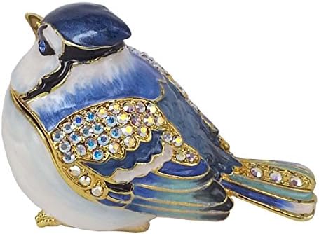 Ковчег за бижута RUCINNI Blue Bird с кристали Swarovski (RB1712)