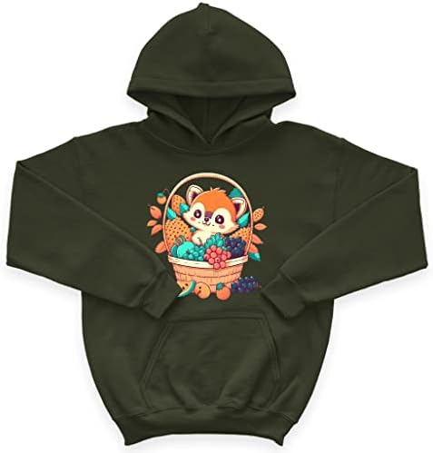 Hoody Kawaii Fox Kids 'Sponge Fleece Hoodie - Водещата Детска hoody - Графична hoody за деца