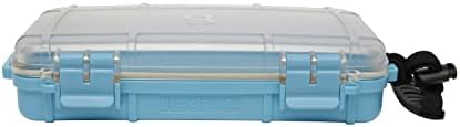 Водоустойчив калъф за съхранение на geckobrands Dry Box, Среден, Неоново Синьо - Водоустойчива и в Херметично Суха кутия за телефон, Портфейл