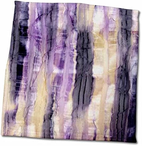 Кърпа за оцветяване в пурпурен цвят с глазура 3dRose, 15 x 22, Бяло