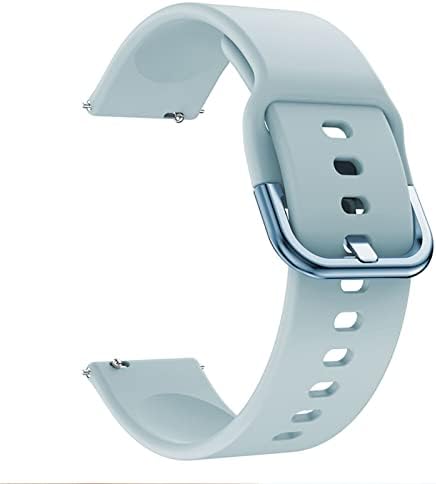 EIDKGD Силикон каишка за часовник Каишка за Garmin Venu/SQ/Venu2 Plus/Forerunner 245 645 GarminMove Спортни Смарт часовници Гривна 20 мм Гривна (Цвят: черен на Жълто Размер: Forerunner 245 645)