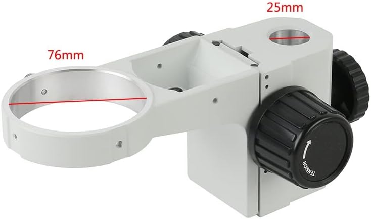 GGEBF Промишлен Бинокъла тринокулярный микроскоп, Камера Поставка Притежателя Скоба 76 мм Универсален 360 Въртящ се на Работния плот за техническо обслужване (Цвят: D, размер: 375 *255 мм)