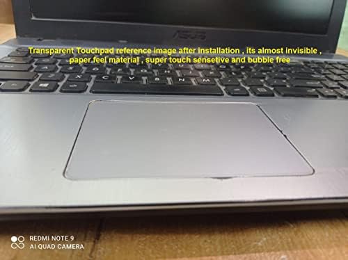 (2 бр.) Защитно покритие тъчпада на лаптопа Ecomaholics за Dell inspiron серията 15-7000 (модели 15-7566, 15-7567, 15-7577), Прозрачно Защитно фолио за тъчпада, Устойчиво На надраскване и пръстови отпечатъци
