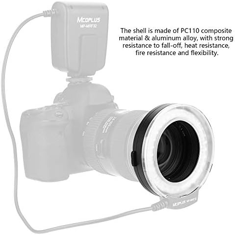 Комплект осветление за видео Конферентна връзка SL 108 67 мм Водоустойчив За Гмуркане Led Околовръстен Лампа-Светкавица за Камера Или на корпуса