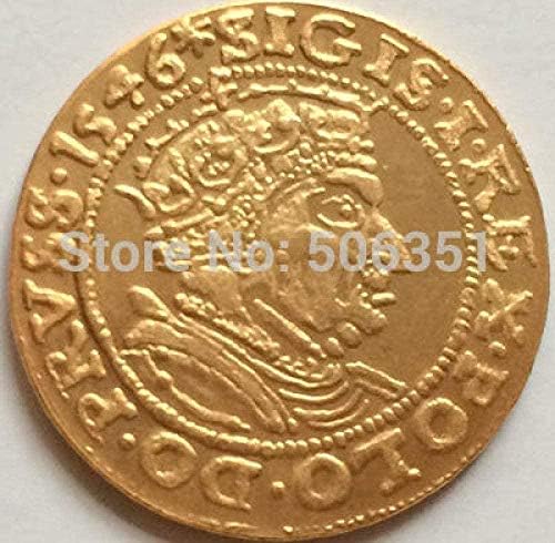 24-КАРАТОВО Златно покритие руски Златни Монети 1546 Г. Копие на Копие на Подарък за Него